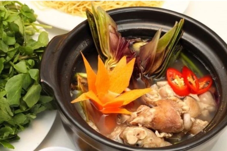 Khám phá món canh atiso hầm giò heo - Đặc sản từ xứ sở mờ sương