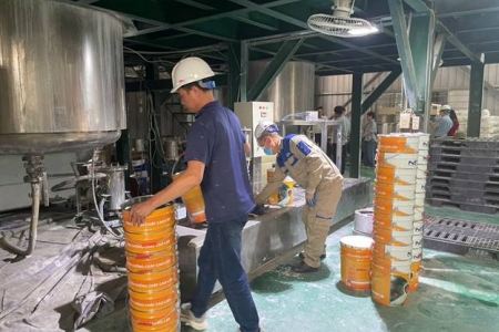 Nghiên cứu công nghệ sản xuất sơn chống cháy hệ dung môi bảo vệ kết cấu thép đáp ứng tiêu chuẩn an toàn PCCC cho các công trình xây dựng