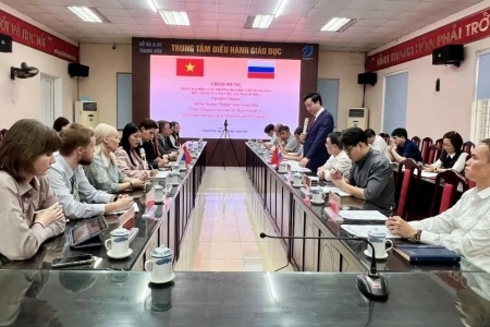 Đoàn đại biểu các Trường Đại học Liên bang Nga thăm, làm việc tại Thanh Hóa