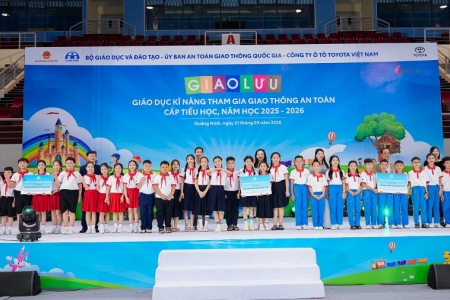 Tiếp tục triển khai Chương trình “Toyota cùng em học An toàn giao thông” năm học 2025 - 2026