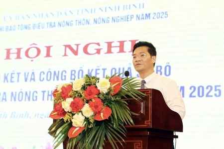 Ninh Bình công bố kết quả sơ bộ Tổng điều tra nông thôn, nông nghiệp năm 2025