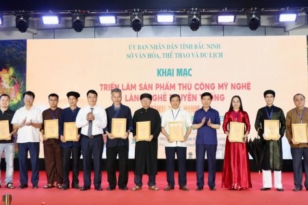 Khai mạc Triển lãm sản phẩm thủ công mỹ nghệ làng nghề truyền thống Bắc Ninh năm 2026