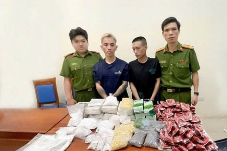 Hà Nội: Triệt phá đường dây ma túy quy mô lớn, thu giữ hơn 25,5 kg ma túy cùng vũ khí nóng