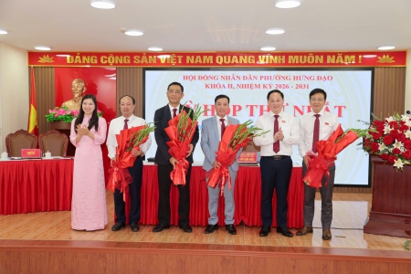 Kỳ họp thứ Nhất HĐND phường Hưng Đạo khóa II nhiệm kỳ 2026 - 2031