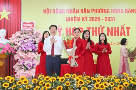 HĐND phường Hồng Bàng kiện toàn lãnh đạo chủ chốt nhiệm kỳ 2026 - 2031