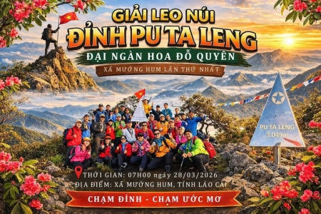 Lào Cai lần đầu tổ chức giải chinh phục Pu Ta Leng - Đại ngàn hoa đỗ quyên