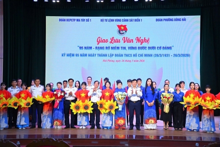 Bộ Tư lệnh Vùng Cảnh sát biển 1 với “95 năm - Rạng rỡ niềm tin, vững bước dưới cờ Đảng”