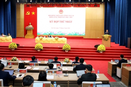 Khai mạc Kỳ họp thứ nhất HĐND tỉnh Lào Cai khóa XVII
