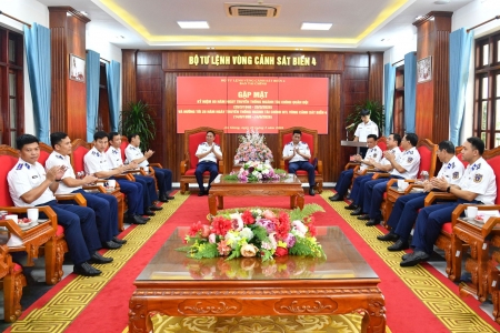 Bộ Tư lệnh Vùng Cảnh sát biển 4 gặp mặt kỷ niệm 80 năm Ngày truyền thống Ngành Tài chính