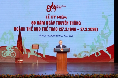 Tổng Bí thư Tô Lâm: Cần tập trung thực hiện thật tốt 8 nhiệm vụ trọng tâm để phát triển thể dục thể thao