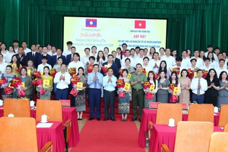 Thanh Hóa: Gặp mặt lưu học sinh Lào nhân dịp Tết cổ truyền Bunpimay năm 2026