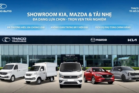 Showroom Kia, Mazda và Tải nhẹ tại THACO AUTO TP.HCM – Đa dạng lựa chọn, thuận tiện trải nghiệm