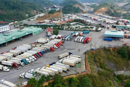 Hoạt động xuất nhập khẩu qua các cửa khẩu Lạng Sơn duy trì ổn định, lượng hàng nhập khẩu tăng mạnh
