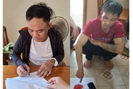 Quảng Trị: Bắt bắt giữ 2 đối tượng, thu giữ hơn 210 viên ma túy