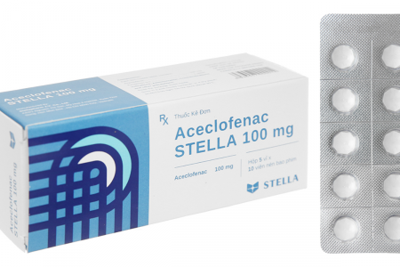Thu hồi toàn quốc lô thuốc Aceclofenac STELLA 100mg do vi phạm chất lượng mức độ 2