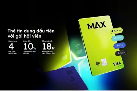 VIB lần đầu ra mắt Max Card - thẻ tín dụng với gói hội viên, hoàn đến 18 triệu/năm