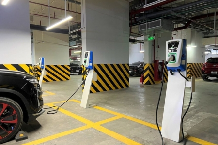 Thúc đẩy phát triển hạ tầng trạm sạc xe điện tại các khu chung cư