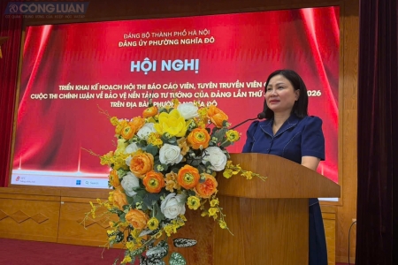 Hà Nội: Phường Nghĩa Đô phát động Cuộc thi chính luận bảo vệ nền tảng tư tưởng của Đảng năm 2026