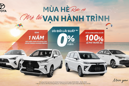 Toyota Việt Nam công bố doanh số bán hàng tháng 3 và Chương trình ưu đãi mua xe tháng 4