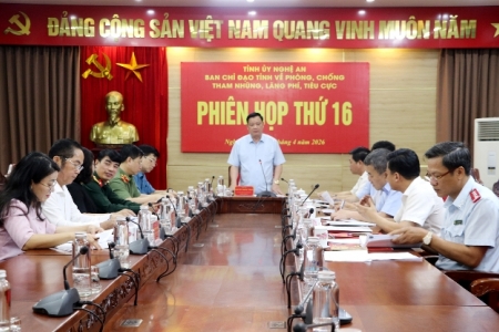 Nghệ An quyết liệt xử lý các vụ án tham nhũng, tiêu cực ngay từ đầu năm