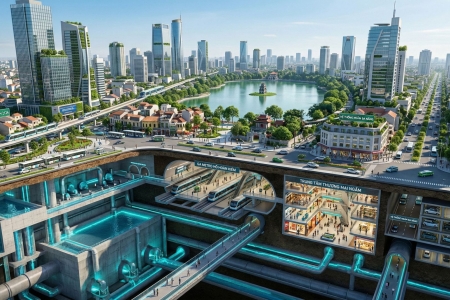 Hà Nội tính toán “siêu bể ngầm” 125 triệu m³: Hướng đi căn cơ cho bài toán ngập đô thị thế kỷ