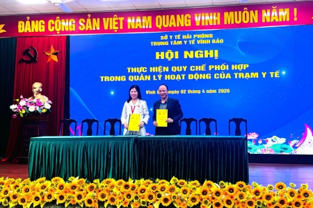 Người dân hưởng lợi thiết thực từ mô hình phối hợp y tế cơ sở tại Trung tâm Y tế Vĩnh Bảo