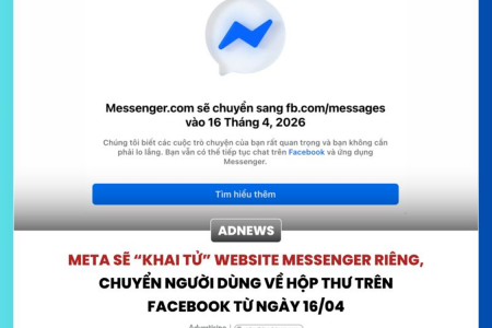 Meta chính thức khai tử website Messenger.com từ ngày 16/4