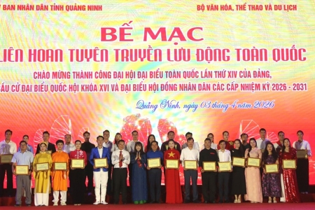 Bắc Ninh đạt 2 giải A, 2 giải B Liên hoan tuyên truyền lưu động toàn quốc