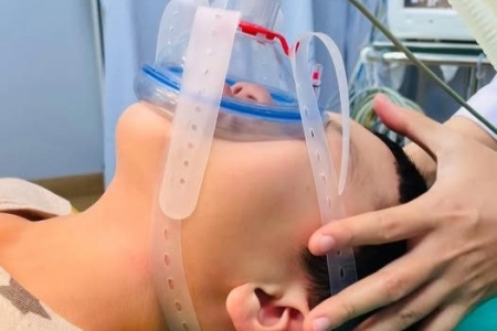 Bệnh viện Nhi Hải Phòng thực hiện kỹ thuật cấy chỉ kết hợp gây mê hô hấp