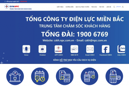 Website CSKH EVNNPC: “Trợ lý số” giúp khách hàng tra cứu thông tin nhanh chóng, tiện lợi