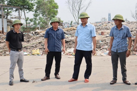 Ninh Bình: Quyết liệt xử lý dứt điểm bãi rác Hải Vân