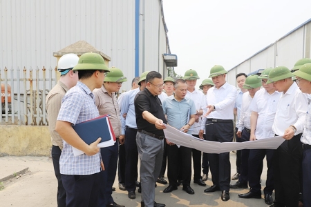 Lãnh đạo tỉnh Hưng Yên kiểm tra một số dự án giao thông trọng điểm