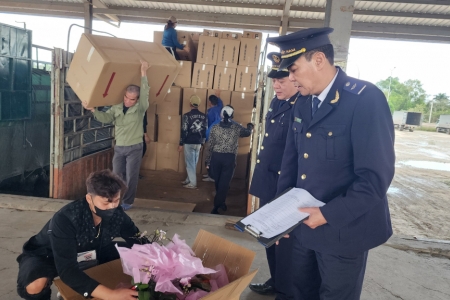 Hải quan cửa khẩu Móng Cái: Thu ngân sách quý I đạt 800,79 tỷ đồng