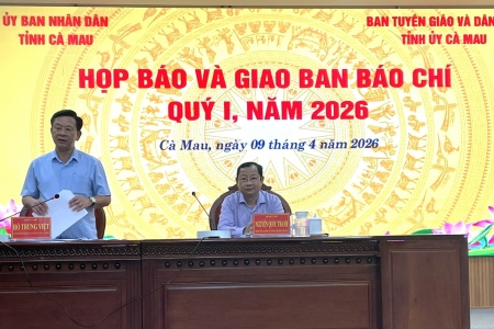 Cà Mau: Các động lực tăng trưởng kinh tế then chốt quý I/2026 duy trì đà phát triển