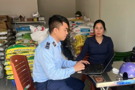 Nghệ An: Xử lý vi phạm đăng ký kinh doanh tại cơ sở kinh doanh vật tư nông nghiệp