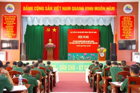 Bộ đội Biên phòng tỉnh Tây Ninh rút kinh nghiệm nhiệm vụ Huấn luyện, xây dựng chính quy, quản lý kỷ luật