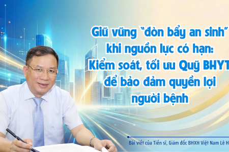 Giữ vững “đòn bẩy an sinh”: Kiểm soát, tối ưu Quỹ BHYT để bảo đảm quyền lợi người bệnh