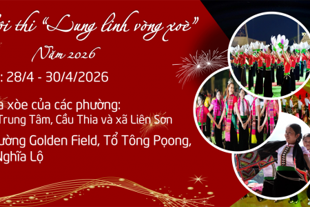 Nghĩa Lộ (Lào Cai) tổ chức Hội thi “Lung linh vòng xòe” năm 2026 dịp nghỉ lễ 30/4