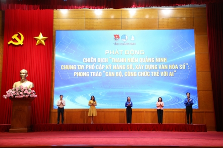 Tỉnh Đoàn Quảng Ninh phát động phong trào cán bộ, công chức trẻ với AI, lan tỏa văn hóa số