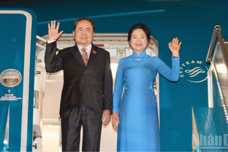 Chủ tịch Quốc hội Trần Thanh Mẫn lên đường tham dự IPU-152, thăm chính thức Cộng hòa Italia