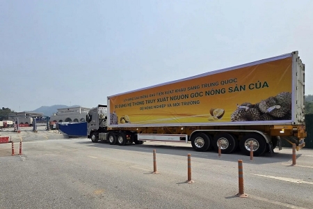 Sầu riêng truy xuất nguồn gốc lần đầu thông quan “luồng xanh”: Bước tiến số hóa chuỗi nông sản