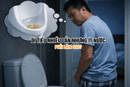 Đi tiểu nhiều lần nhưng ít nước phải làm sao?