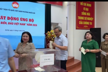 Hà Nội: Phường Nghĩa Đô phát động ủng hộ Quỹ “Vì biển, đảo Việt Nam” năm 2026