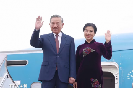 Tổng Bí thư, Chủ tịch nước Tô Lâm và Phu nhân bắt đầu thăm cấp Nhà nước đến Trung Quốc