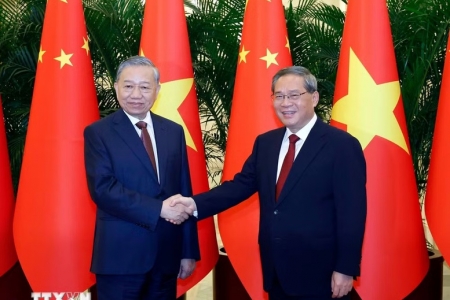 Tổng Bí thư, Chủ tịch nước Tô Lâm hội kiến Thủ tướng Trung Quốc Lý Cường