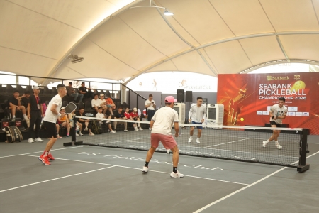SeABank Pickleball Championship 2026: 416 VĐV tranh tài, gây quỹ từ thiện gần 620 triệu đồng cho giáo dục và môi trường