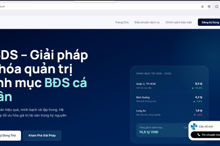 Ví quản lý Bất động sản ViBDS: Tiện lợi, minh bạch và hiệu quả