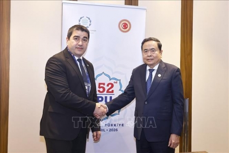 Chủ tịch Quốc hội Trần Thanh Mẫn gặp Chủ tịch Quốc hội Georgia