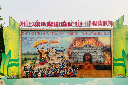 Đền Hát Môn - Dấu ấn lịch sử, nơi hào khí Hai Bà Trưng trường tồn mãi cùng thời gian và mỗi mùa lễ hội