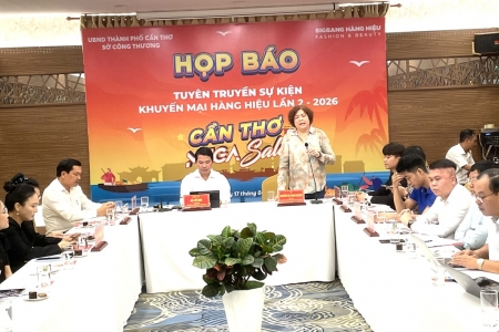 “Cần Thơ Mega Sale” lần 2 năm 2026 diễn ra vào dịp đại lễ 30/4